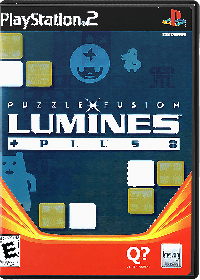 Lumines Plus Playstation 2 US box art